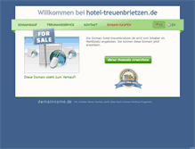 Tablet Screenshot of hotel-treuenbrietzen.de